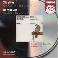 Sibelius: Symphony No. 2; Beethoven: Symphony No. 5 von George Szell