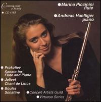 Prokofiev: Sonata for Flute & Piano; Jolivet: Chant de Linos; Boulez: Sonatine von Marina Piccinini