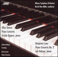 Allen Shawn Piano Concerto; Benjamin Lees Piano Concerto No. 2 von Various Artists