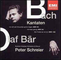 Bach: Cantatas Nos. 56, 82, 158 von Peter Schreier