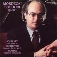 Mordecai Shehori Plays Scarlatti, Beethoven, Brahms von Mordecai Shehori
