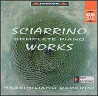 Salvatore Sciarrino: Complete Piano Works von Massimiliano Damerini