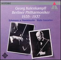 Schumann & Mendelssohn: Violin Concertos von Georg Kulenkampff