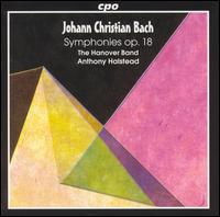 J.C. Bach: Symphonies, Op. 18 von Hanover Band