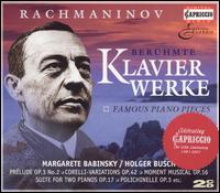 Rachmaninov: Famous Piano Pieces (Box Set) von Various Artists