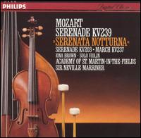 Mozart: Serenades, KV 239 & KV 203 / March KV 237 von Neville Marriner