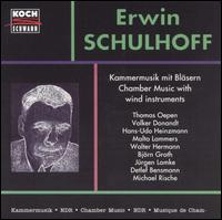 Erwin Schulhoff: Chamber Music With Wind Instruments von Various Artists