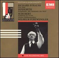 Furtwängler Conducts Strauss, Hindemith & Schubert von Wilhelm Furtwängler