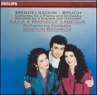Mendelssohn, Bruch: Concertos for 2 Pianos and Orchestra von Katia and Marielle Labèque