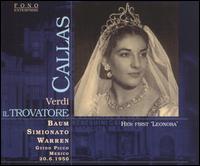 Callas: Her First "Leonora" von Maria Callas
