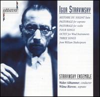 Igor Stravinsky: Histoire du Soldat; Pastorale for soprano; Pastorale for violin; Four Songs; etc. von Various Artists
