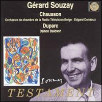 Gérard Souzay sings Chausson & Duparc von Gérard Souzay