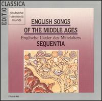 English Songs of the Middle Ages von Sequentia Ensemble for Medieval Music, Cologne