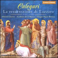 Antonio Calegari: La resurrezione di Lazzaro von Filippo Maria Bressan