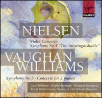 Carl Nielsen: Violin Concerto; Symphony No. 4 "The Inextinguishable"; Ralph Vaughan Williams: Symphony No. 5 von Yehudi Menuhin