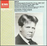 Bach: Concertos von Edwin Fischer