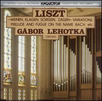 Liszt: Weinen, Klagen, Sorgen, Zagen - Variations; Prelude and Fugue on the Name BACH, etc. von Gabor Lehotka