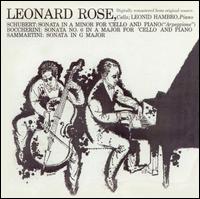 Leonard Rose Plays Schubert, Boccherini & Sammartini Sonatas von Leonard Rose