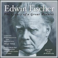 The Legacy of a Great Pianist von Edwin Fischer