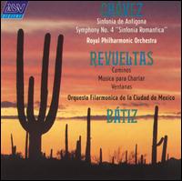 Carlos Chavez: Sinfonia de Antigona; Symphony No. 4 "Sinfonia Romantica"; Silvestre Revueltas: Caminos; etc. von Enrique Bátiz