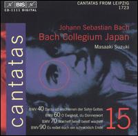 Bach: Cantatas, Vol. 15 von Bach Collegium Japan Chorus