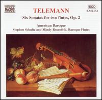 Telemann: Six Sonatas for Two Flutes, Op. 2 von American Baroque Ensemble