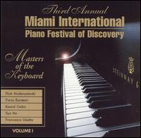 Miami International Piano Festival of Discovery, 2000, Vol. 1 von Various Artists