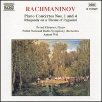 Rachmaninov: Piano Concertos Nos. 1 & 4; Paganini Rhapsody von Antoni Wit