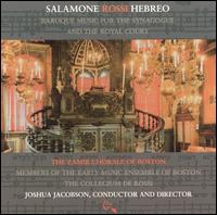 Salamone Rossi Hebreo: Baroque Music for the Synagogue and the Royal Court von Salamone Rossi Hebreo