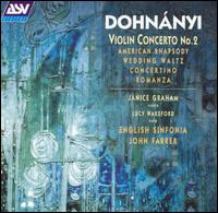 Dohnányi: Violin Concerto No. 2 von Various Artists
