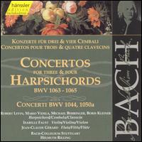 Bach: Concertos for Three and Four Harpsichords, BWV 1063-1065 von Helmuth Rilling