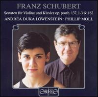 Schubert: Sonatas for Violin & Piano von Various Artists