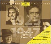 Great Voices of the Early Years (Box Set) von Various Artists