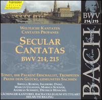 Bach: Secular Cantatas, BWV 214-215 von Helmuth Rilling
