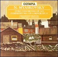 Myaskovsky: Lyric Concertino; Symphony No. 3 von Various Artists