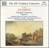 Stamitz: Clarinet Concertos, Vol. 1 von Kalman Berkes