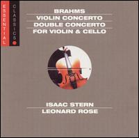 Brahms: Violin Concerto; Double Concerto for violin and cello von Isaac Stern