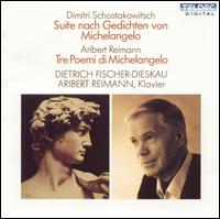 Shostakowitsch: Suite nach Gedichten von Michelangelo, op. 145 von Dietrich Fischer-Dieskau