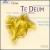 Carvalho: Te Deum von Various Artists