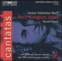 Bach: Cantatas, BWV 119 & 194 von Bach Collegium Japan Chorus
