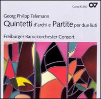 Telemann: Quintetti d'archi e Partite per due liuti von Freiburg Baroque Orchestra