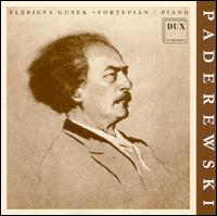 Elzbieta Guzek Plays Paderewski von Various Artists