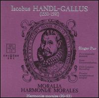 Handl-Gallus: Moralia Harmoniae Morales, Disc 3 von Singer Pur