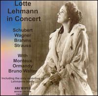 Lotte Lehmann in Concert von Lotte Lehmann