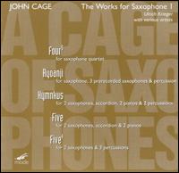 Cage: A Cage of Saxophones, Vol. 1 von Ulrich Krieger