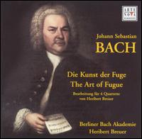 Bach: The Art of Fugue (Arrangement for 4 Quartets) von Various Artists