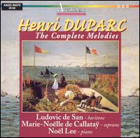 Henri Duparc: The Complete Melodies von Various Artists