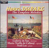 Henri Duparc: The Complete Melodies von Various Artists