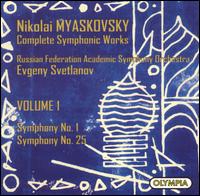 Myaskovsky: Symphonies Nos. 1 & 25 von Evgeny Svetlanov