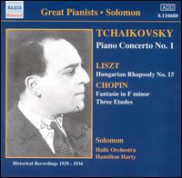 Tchaikovsky: Piano Concerto No. 1; Liszt & Chopin: Piano Works von Solomon Cutner
